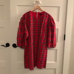 NWT J Crew tartan short dress